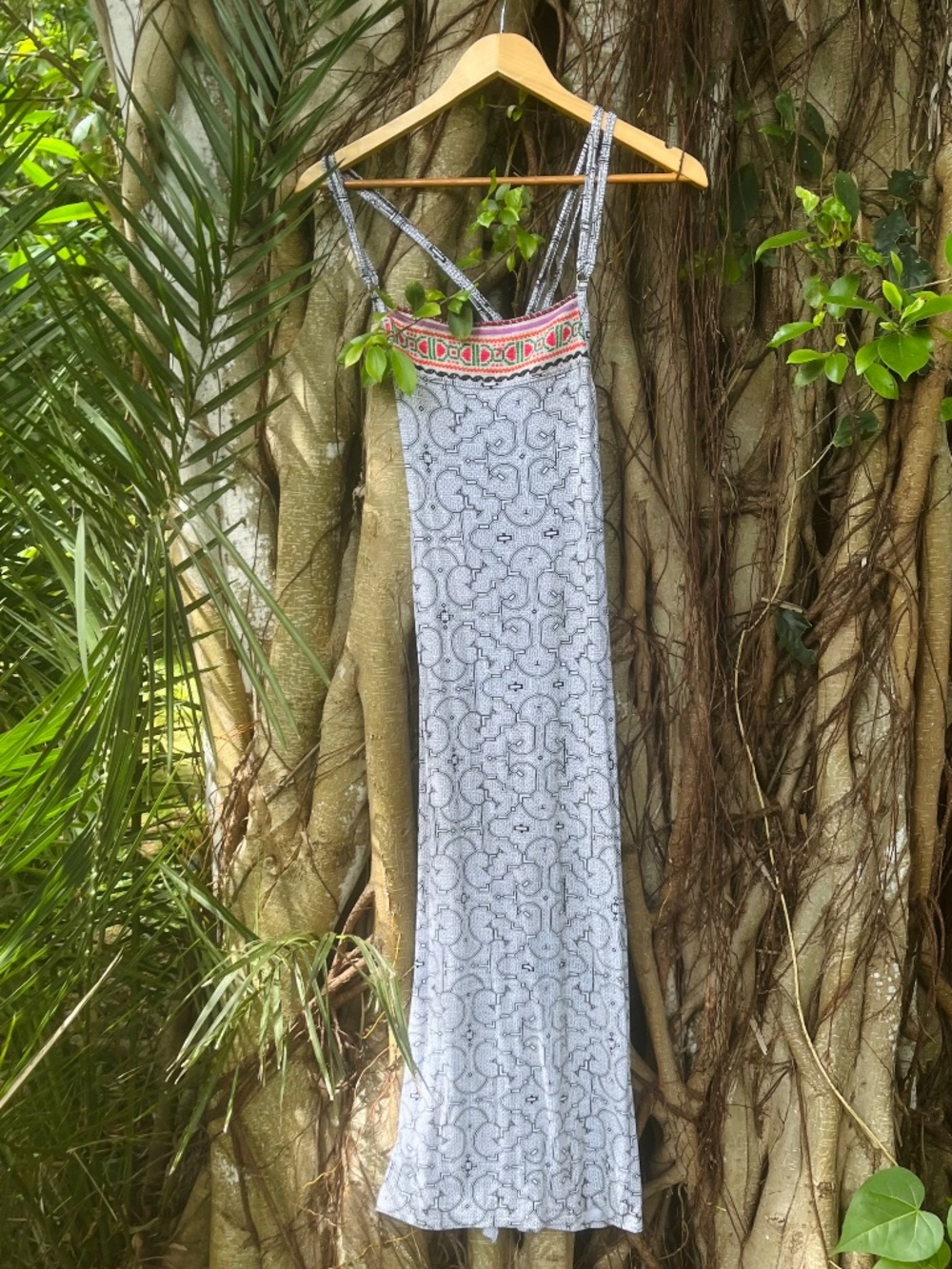 Amazonia Shipibo Slip Dress